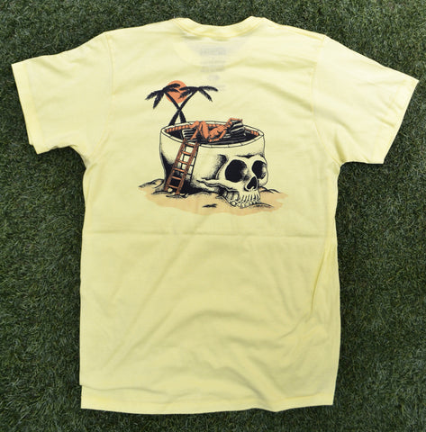 Playera "Aguantando lo a gusto" Color Crema