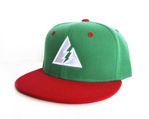 Snchz México / Gorra Snapback Verde-Rojo