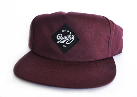Gorra "Est. 12" Snapback Ligera / Color Guinda