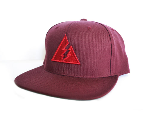 Logo / Gorra Snapback Guinda
